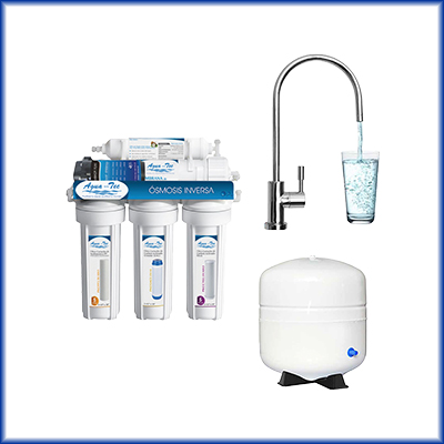 Purificador y Filtro de Agua Osmosis Inversa 50 GPD